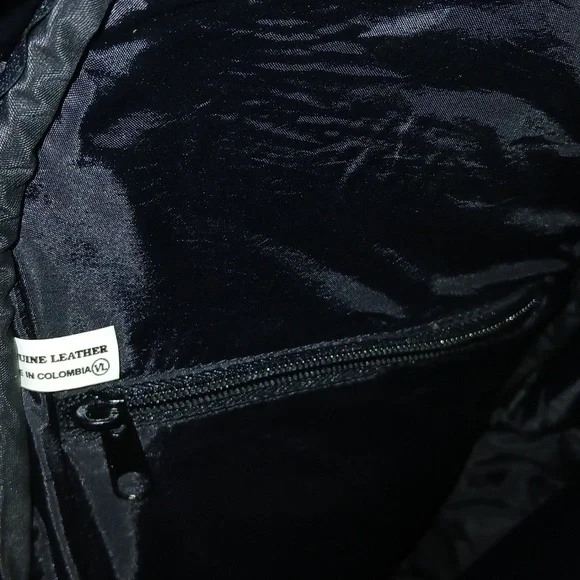 Brown Leather Sling-Style Shoulder Bag ■ Adjustable Padded Strap - Picture 9 of 12